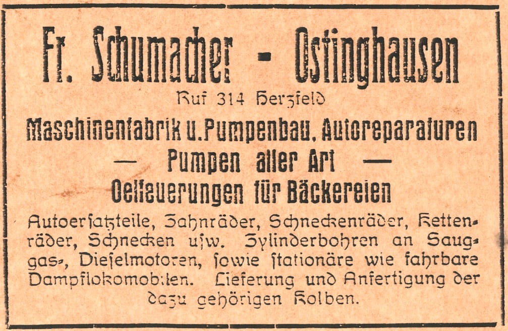 1916-Inserat-Schumacher